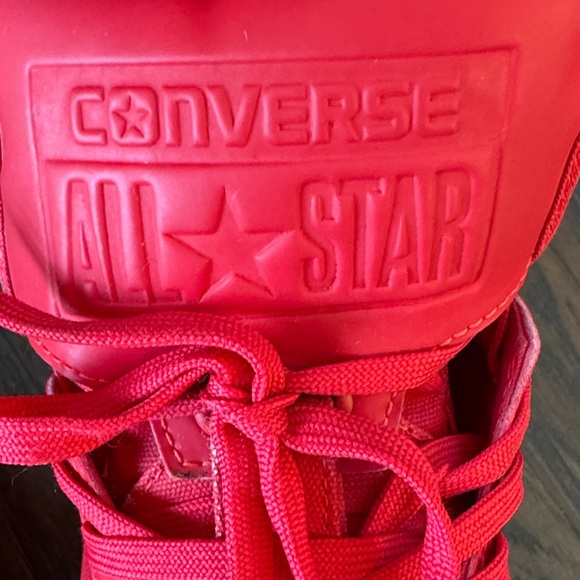 Converse Striking Red 🔴 High-Top Sneakers - Picture 13 of 16